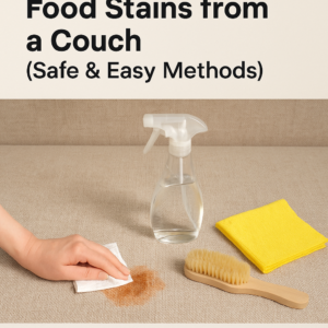 remove food stains from a couch