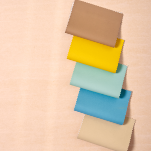 Synthetic couch fabric texture showing surface stress after cleaning