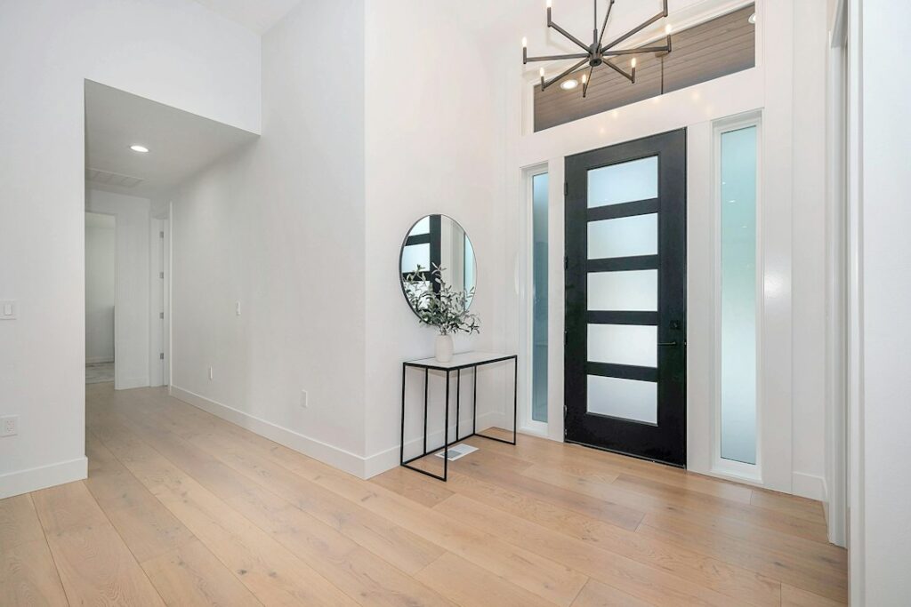 Interior doorway in a modern home